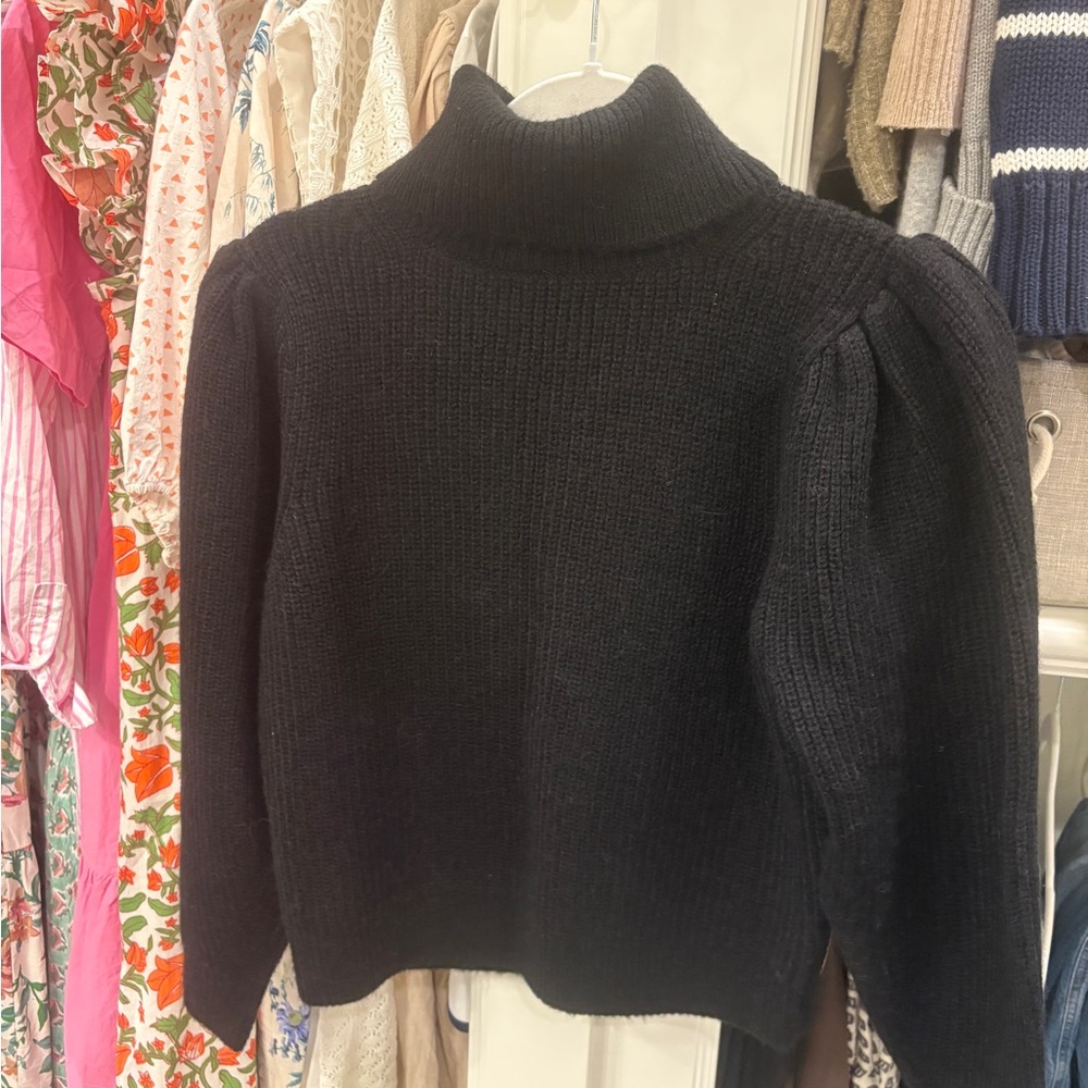 J. Crew Black Turtleneck Sweater